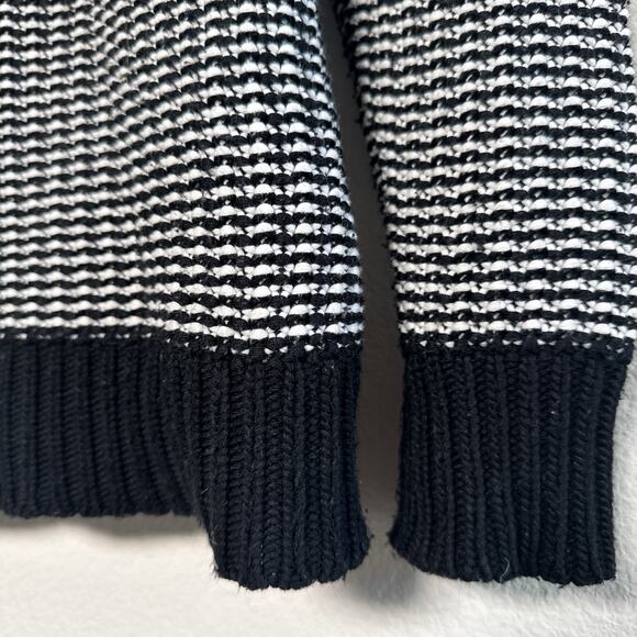 T by Alexander Wang Checkered Float V Neck Dolman Angora blend Sweater - Picture 5 of 8